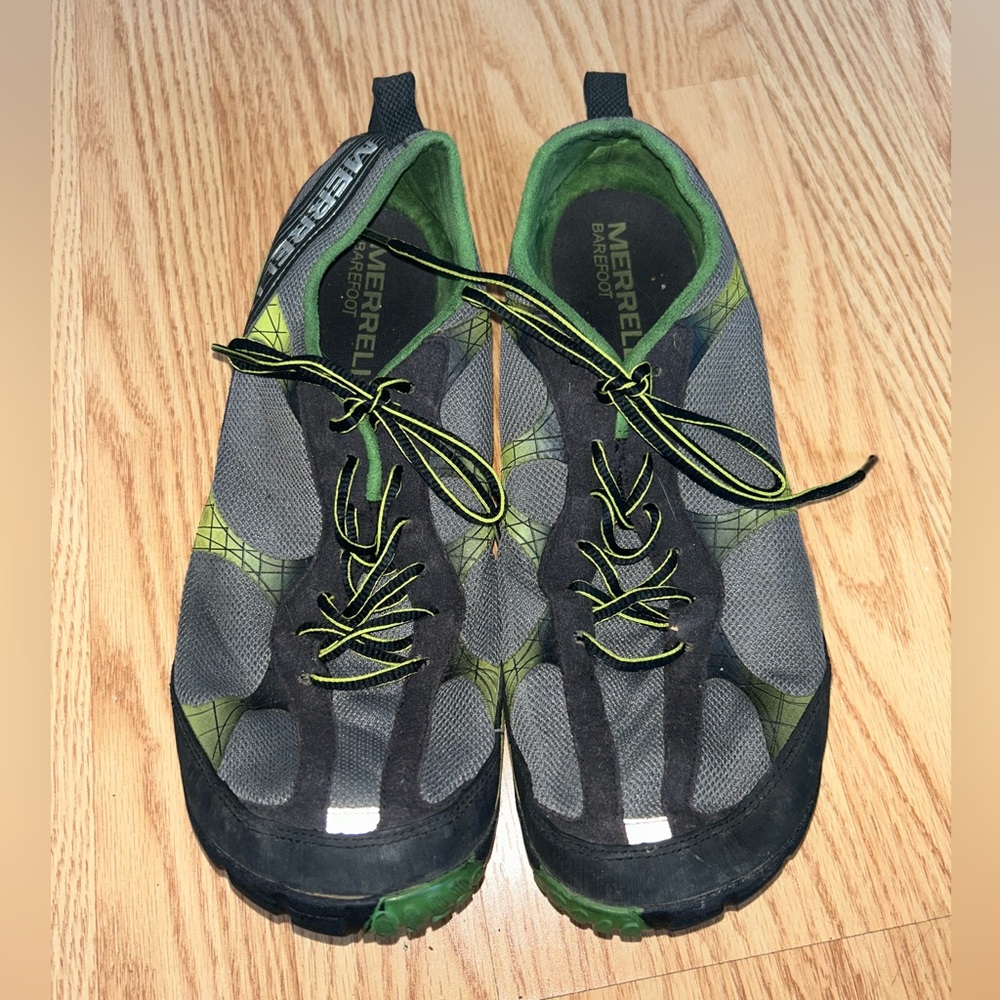 Mens Merrell Road Glove in Black/Lime